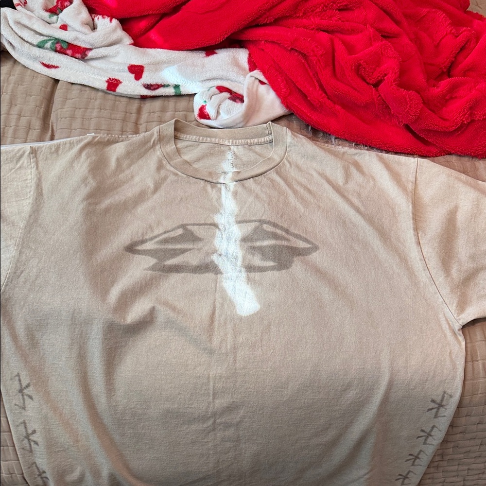 Cactus Jack by Travis Scott Beige Short Sleeve Tee